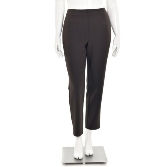 St. John Emma Wool Dress Pants Slimming Light Gray Sz 10 - Picture 7 of 7